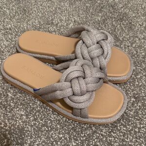 Rothy's The Summer Sandal Silver
